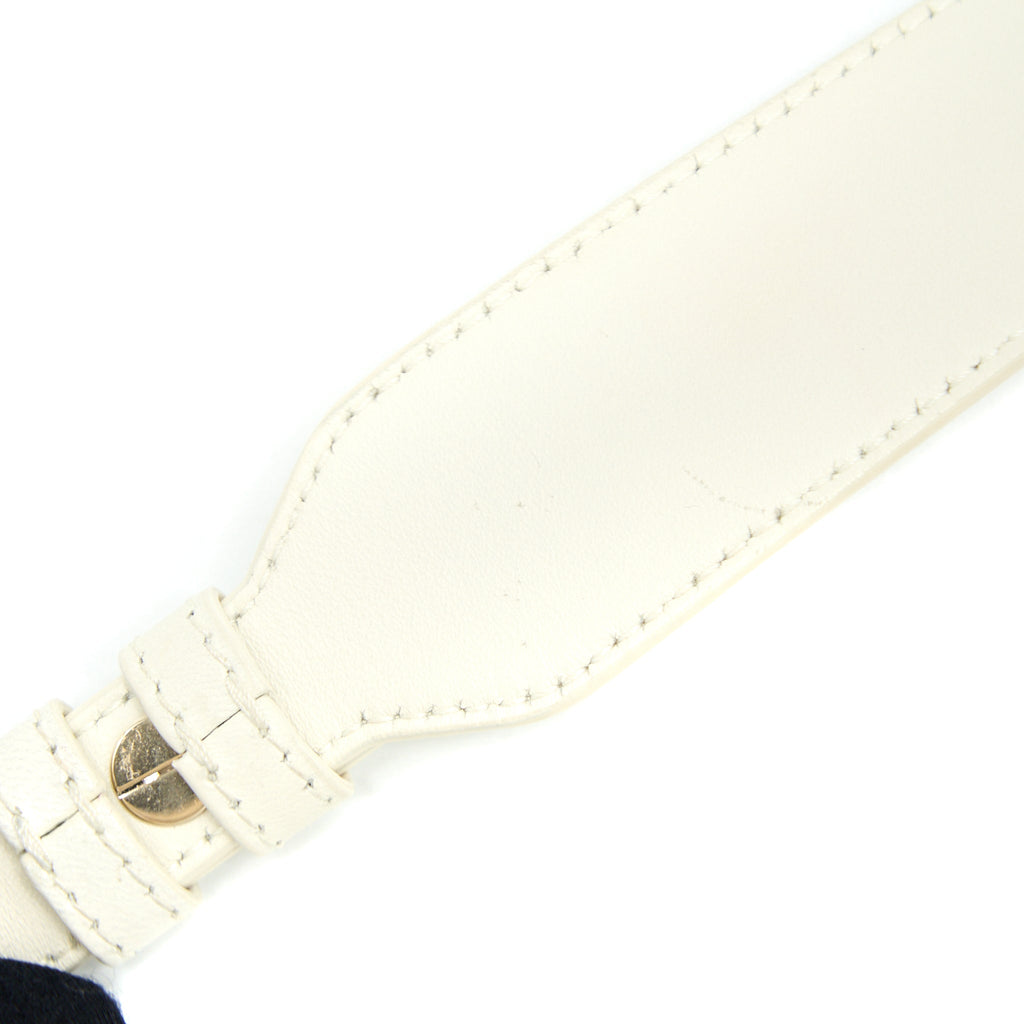 DIOR SMALL LADY DIOR LAMBSKIN WHITE LGHW
