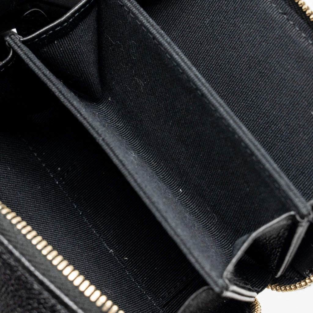 Chanel 22S Boy Clutch with Chain Caviar Black LGHW