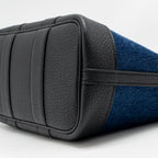 Hermes Neo Garden Party 23 Denim/Negonda Denim Moyen/Noir SHW