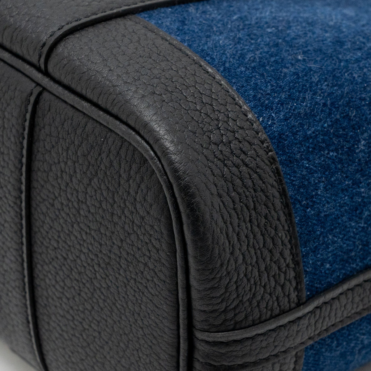 Hermes Neo Garden Party 23 Denim/Negonda Denim Moyen/Noir SHW
