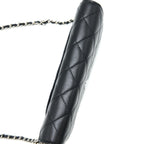 CHANEL CLASSIC WALLET ON CHAIN LAMBSKIN BLACK SHW (MICROCHIP)