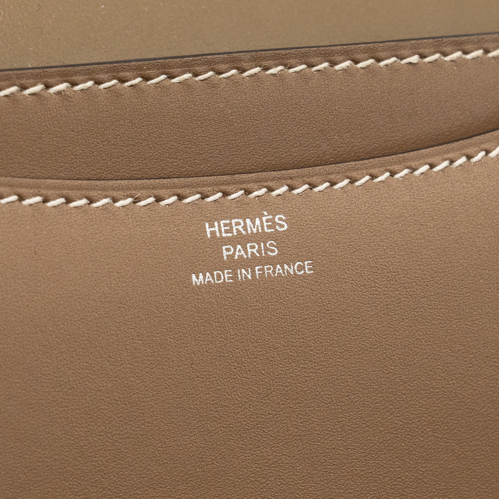 Hermes Mini Constance tadlakt etoupe SHW