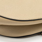 DIOR MEDIUM SADDLE BAG GOATSKIN BEIGE GHW