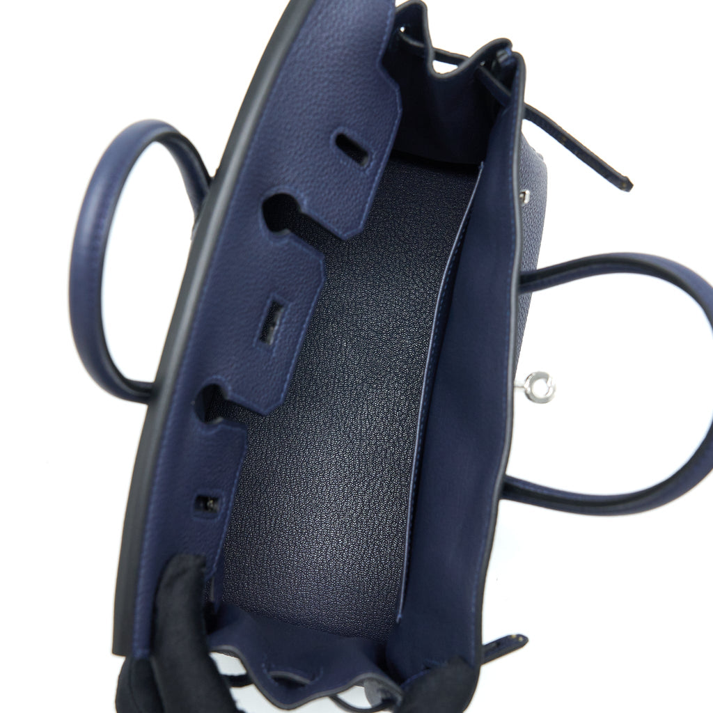 Hermes Birkin 25 Togo Blue Nuit SHW