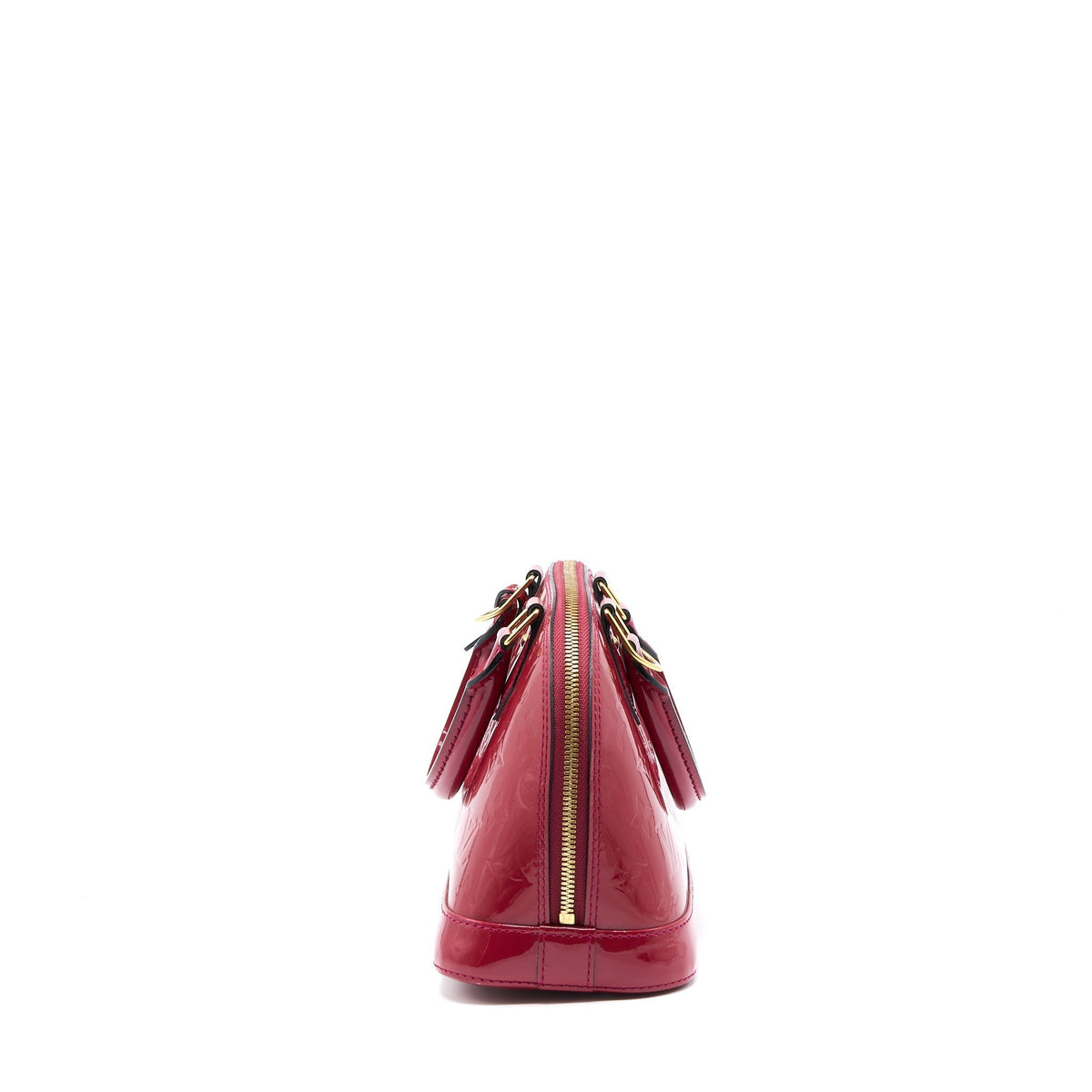 LOUIS VUITTON ALMA BB VERNIS ROSE INDIAN GHW