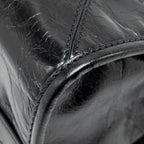 PRADA BONNIE MEDIUM LEATHER HANDBAG CALFSKIN BLACK GHW