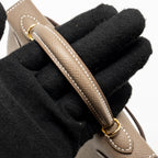 HERMES MINI KELLY II EPSOM ETOUPE GHW