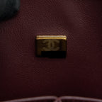 CHANEL MEDIUM CLASSIC DOUBLE FLAP 25CM CAVIAR BLACK GHW (MICROCHIP)