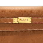 HERMES KELLY 25 SELLIER 37 GOLD WITH GHW