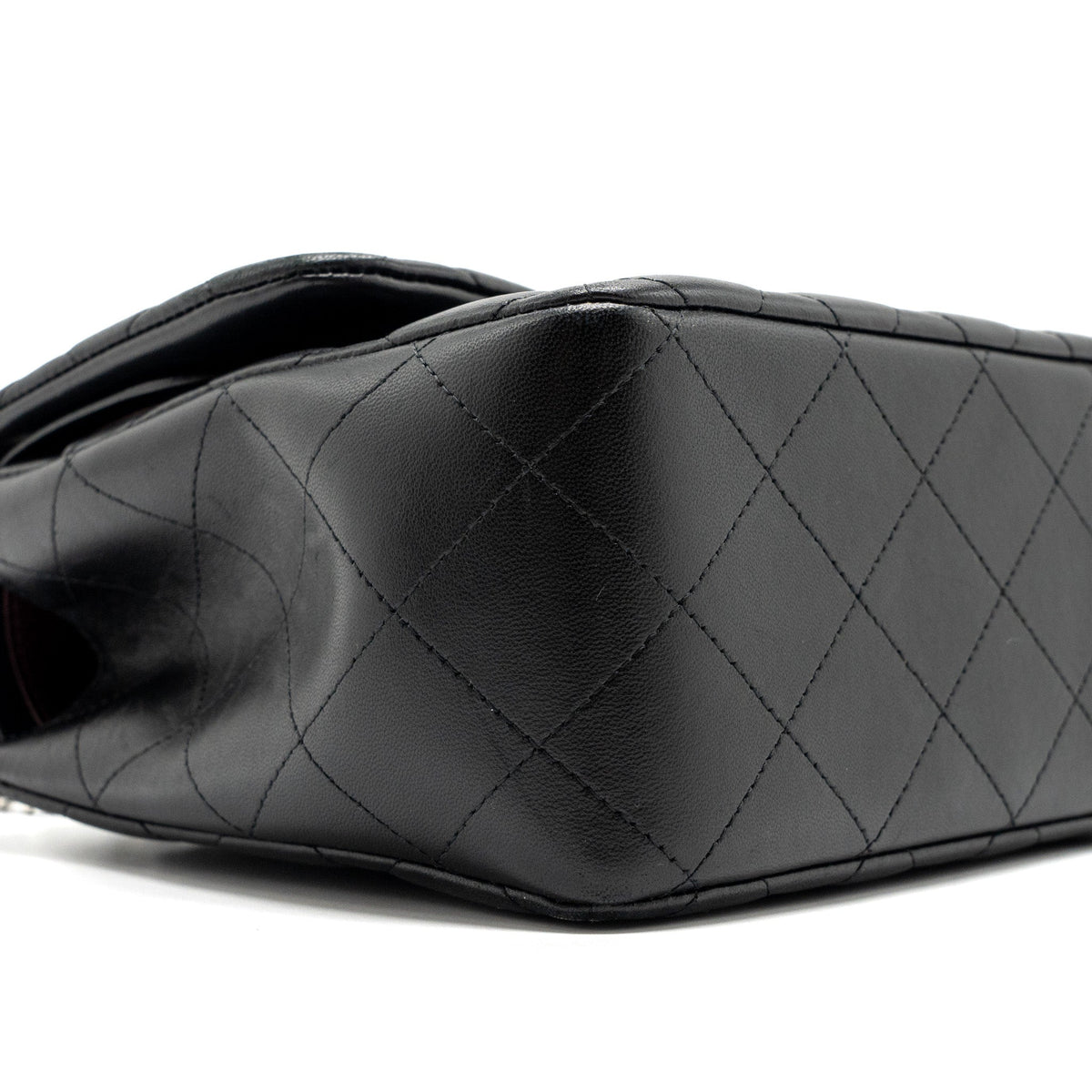 CHANEL JUMBO CLASSIC DOUBLE FLAP LAMBSKIN BLACK SHW