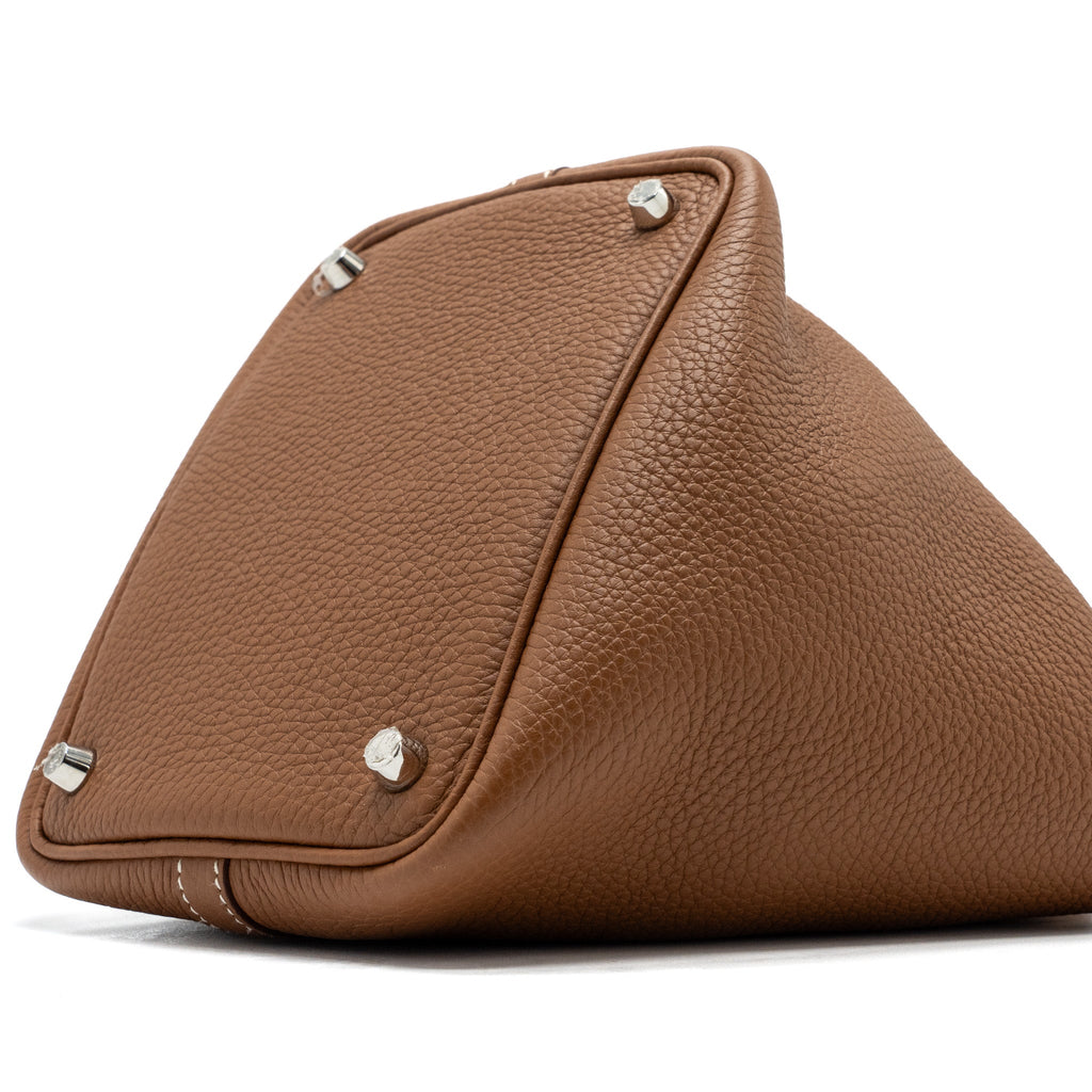 Hermes Picotin 18 Clemence Gold SHW