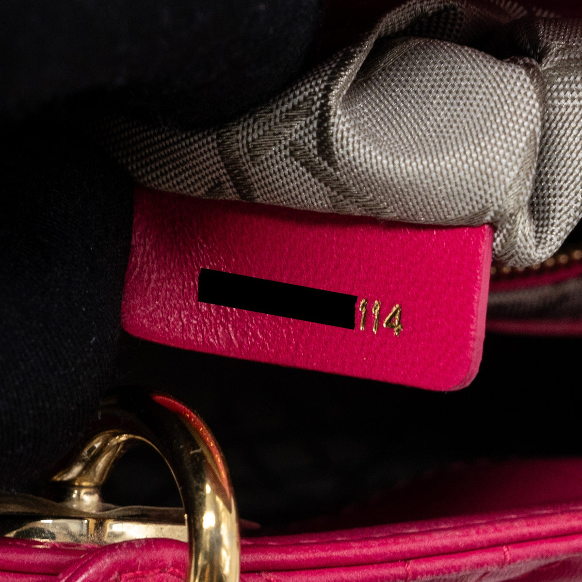 DIOR MINI LADY DIOR LAMBSKIN PINK GHW
