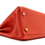 Hermes kelly 32 togo capucine GHW
