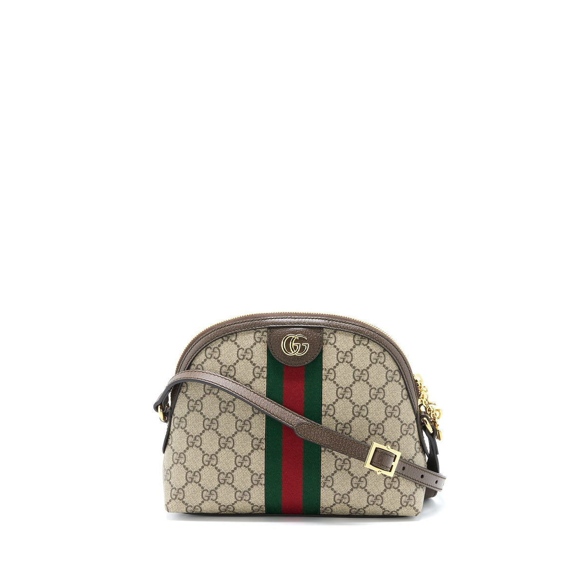 GUCCI OPHIDIA GG SHOULDER BAG GG SUPREME CANVAS GHW