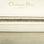 DIOR SMALL DIORAMA ROCKSTUD CROSSBODY BAG LAMBSKIN WHITE GHW