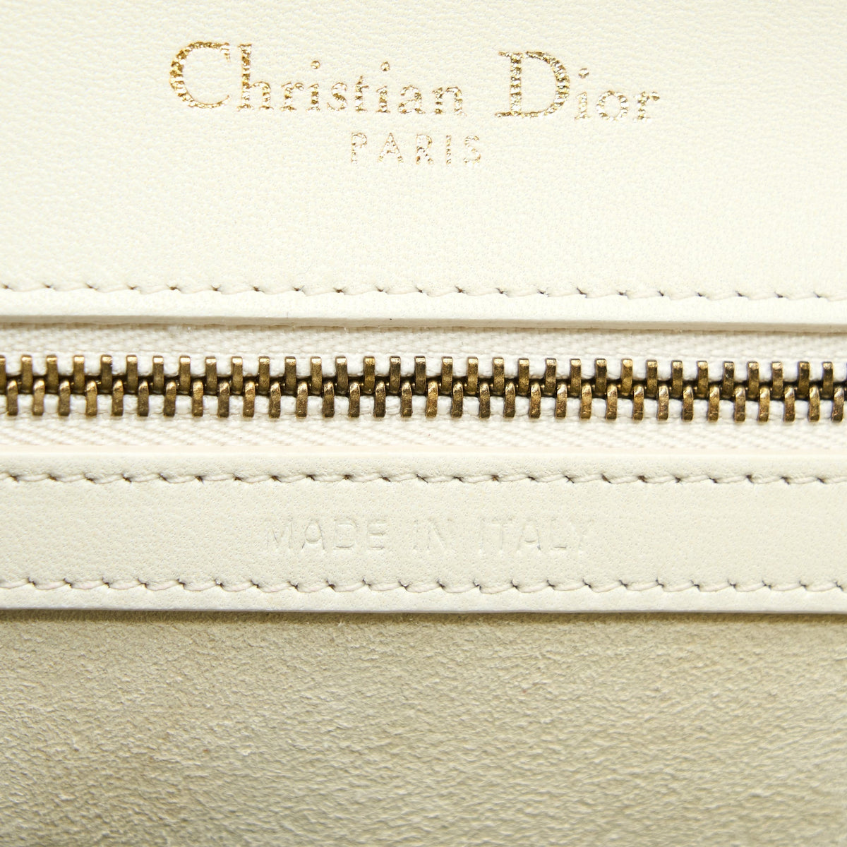 DIOR SMALL DIORAMA ROCKSTUD CROSSBODY BAG LAMBSKIN WHITE GHW