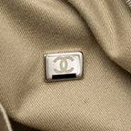 CHANEL DEAUVILLE TOTE BAG CANVAS BEIGE SHW (MICROCHIP)