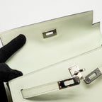 Hermes Kelly 25 Epsom Vert Fizz SHW