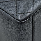 CHANEL GRAND SHOPPING TOTE GST CAVIAR BLACK SHW