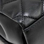 CHANEL COCO LOOP SINGLE FLAP BAG LAMBSKIN BLACK SHW