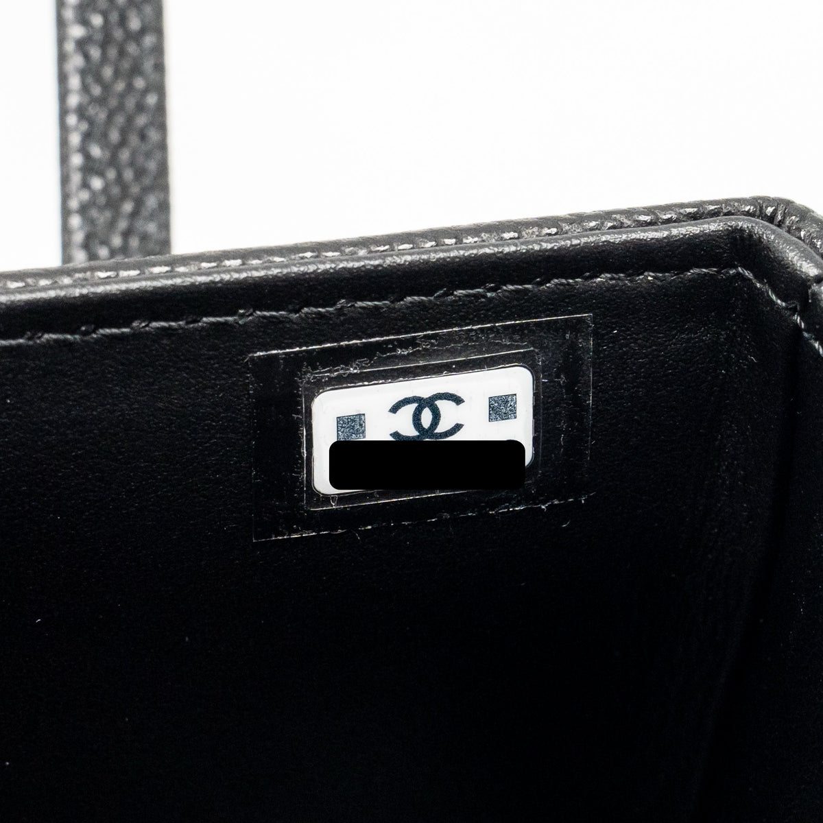 Chanel Preppy Coco Clutch with Leather Strap Grained Shiny Calfskin Black GHW (Microchip)