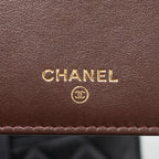 CHANEL CLUTCH WALLET CAVIAR BLACK LGHW