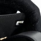 CHANEL CLUTCH WALLET CAVIAR BLACK LGHW