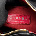 CHANEL SMALL GABRIELLE HOBO BAG WITH TOP HANDLE AGED CALFSKIN BLACK MULTICOLOURED HARDWARE
