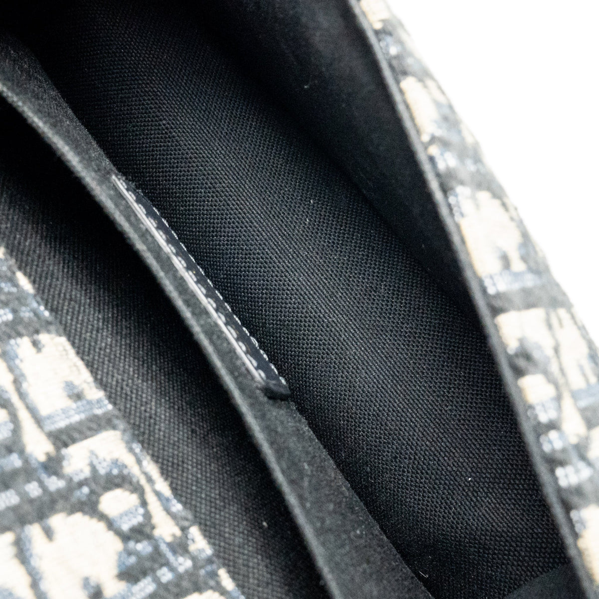 Dior 30 Montaigne East-West Bag with Chain Dior Oblique Jacquard/Calfskin Navy GHW