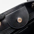 CHANEL DEAUVILLE STUDDED TOTE BAG CAVIAR BLACK SHW