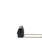 CHANEL MINI SQUARE FLAP BAG LAMBSKIN BLACK LGHW (MICROCHIP)