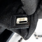 CHANEL DEAUVILLE STUDDED TOTE BAG CAVIAR BLACK SHW