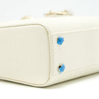 DIOR LIZARD MINI LADY DIOR WHITE  LGHW