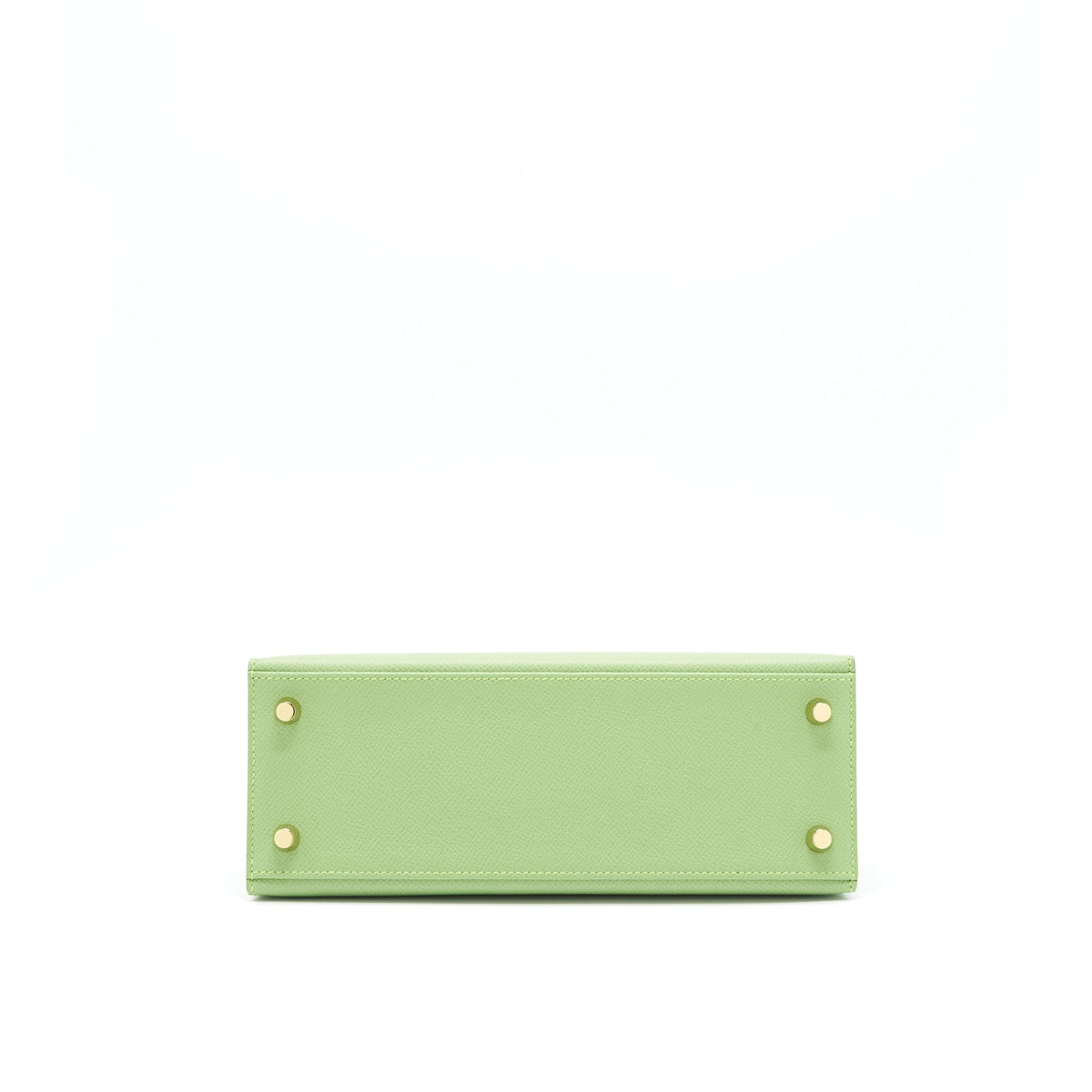 Hermes Kelly 25 Sellier Epsom vert criquet GHW