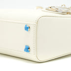 DIOR LIZARD MINI LADY DIOR WHITE  LGHW