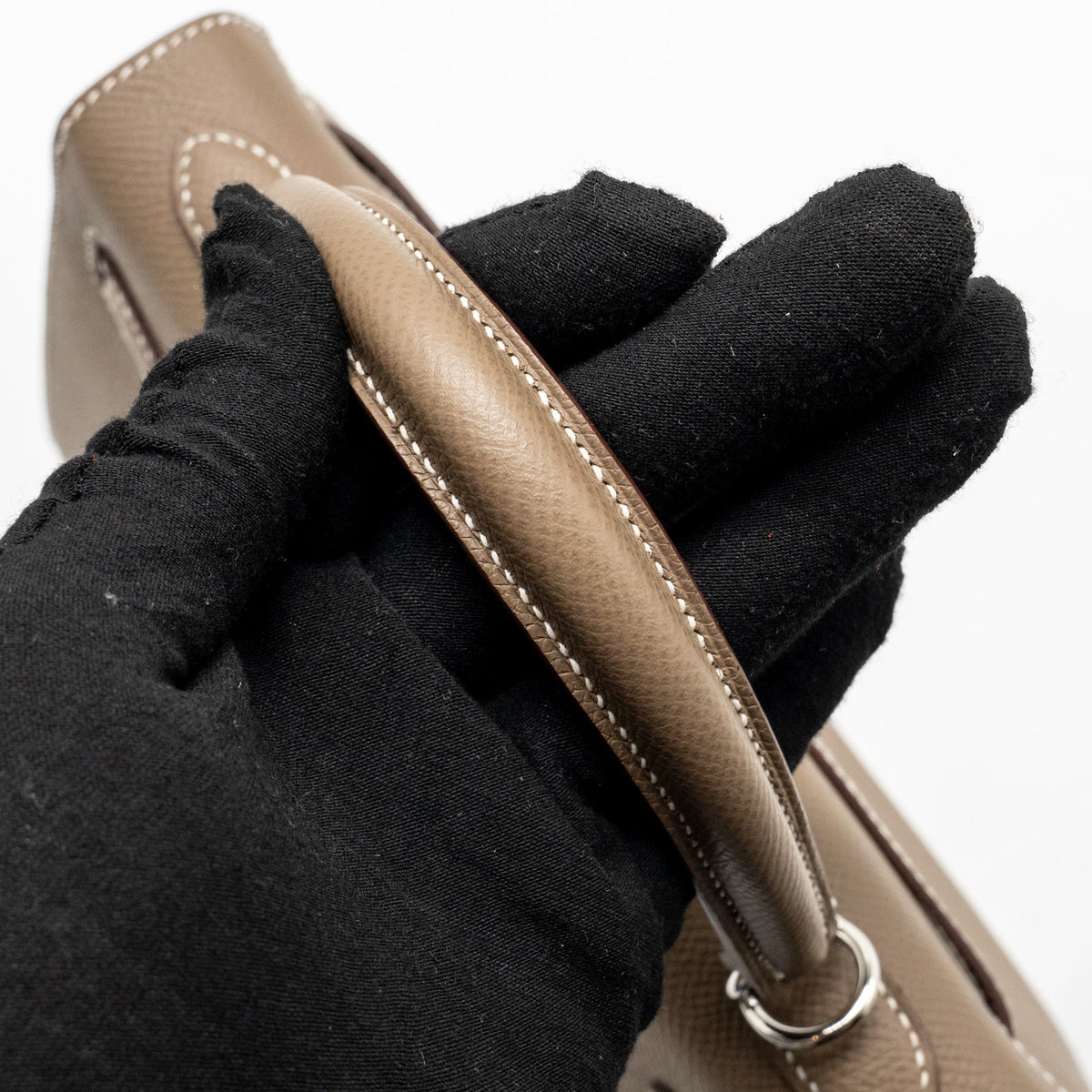 Hermes Kelly 25 Epsom Etoupe SHW