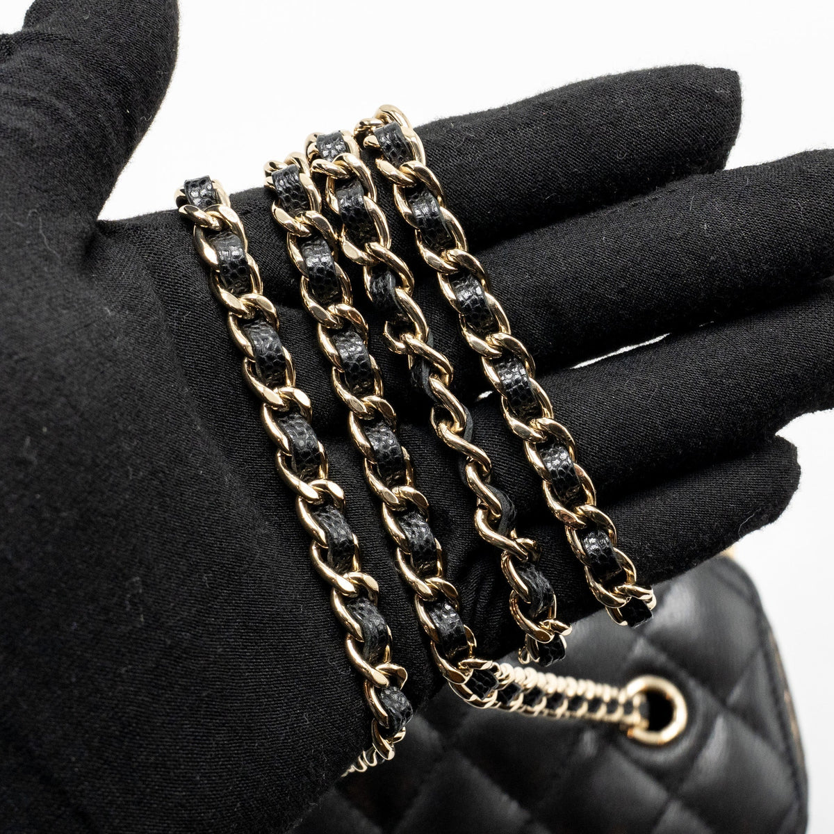 CHANEL LONG VANITY CASE CAVIAR BLACK LGHW