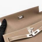 Hermes Kelly 25 Epsom Etoupe SHW