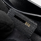 DIOR MEDIUM SADDLE BAG CALFSKIN BLACK GHW