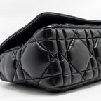 DIOR MEDIUM DIOR CARO BAG CALFSKIN SO BLACK