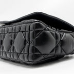 DIOR MEDIUM DIOR CARO BAG CALFSKIN SO BLACK