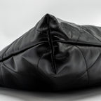 CHANEL MEDIUM 22 BAG SHINY CALFSKIN BLACK GHW (MICROCHIP)