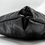 CHANEL MEDIUM 22 BAG SHINY CALFSKIN BLACK GHW (MICROCHIP)