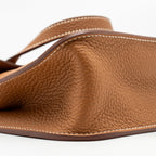Hermes Halzan 25 Clemence Gold GHW