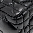 DIOR MEDIUM DIOR CARO BAG CALFSKIN SO BLACK