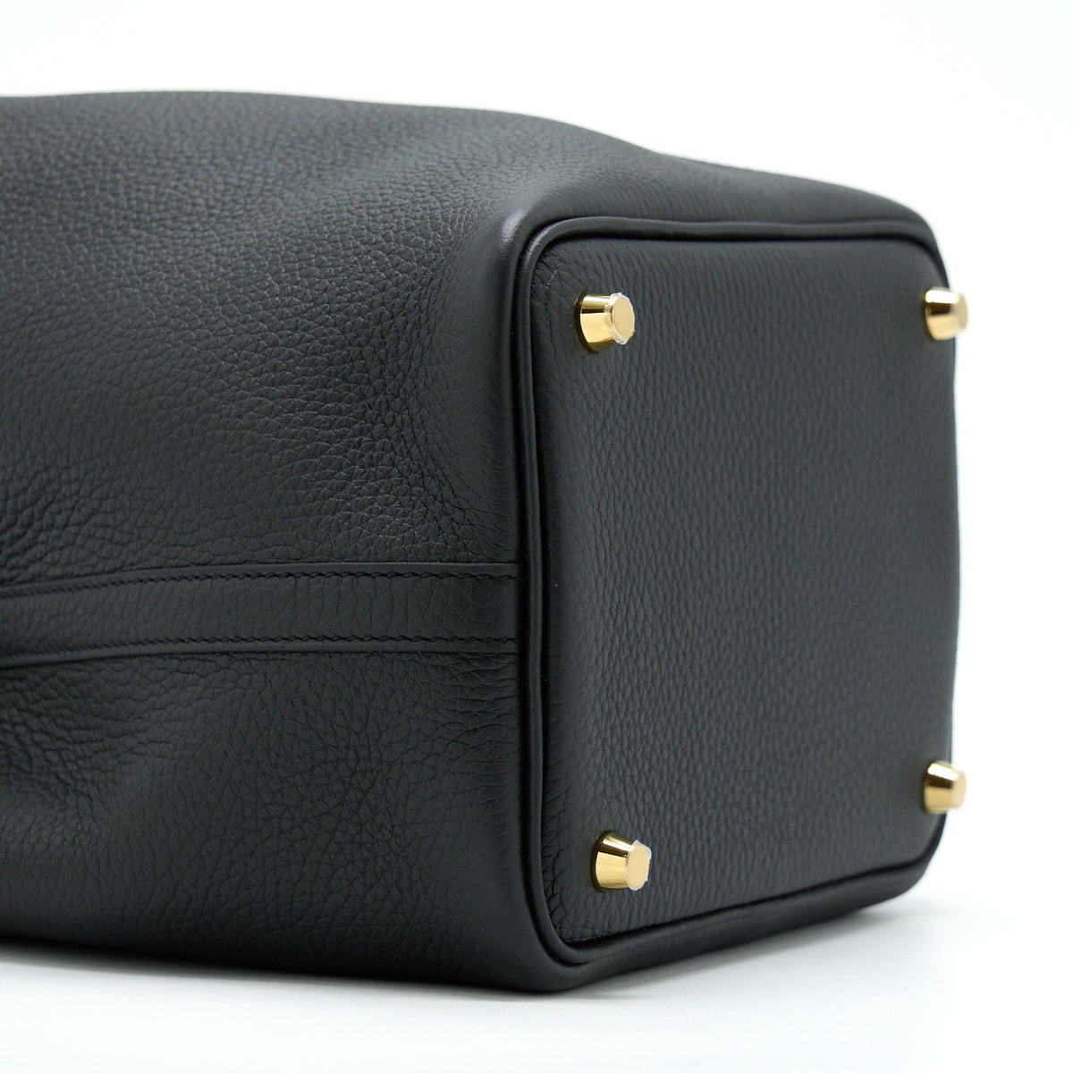 HERMES PICOTIN 18 LOCK BAG CLEMENCE BLACK GHW