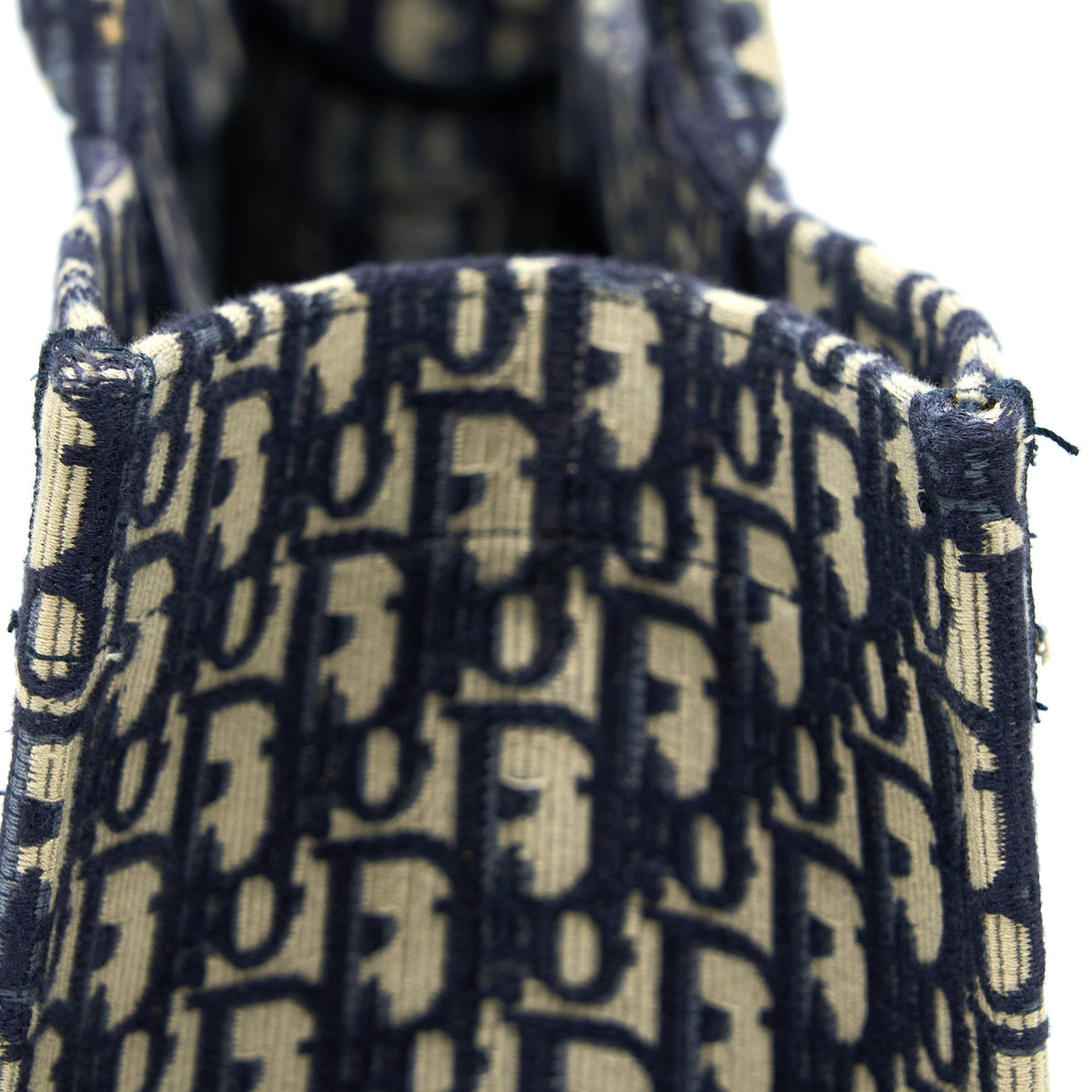 DIOR LARGE BOOK TOTE BLUE BLUE OBLIQUE JACQUARD