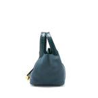 Hermes Picotin 18 Touch Clemence Alligator Mississippiensis Mat Vert Cypres GHW