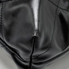CHANEL MEDIUM 22 BAG SHINY CALFSKIN BLACK GHW (MICROCHIP)