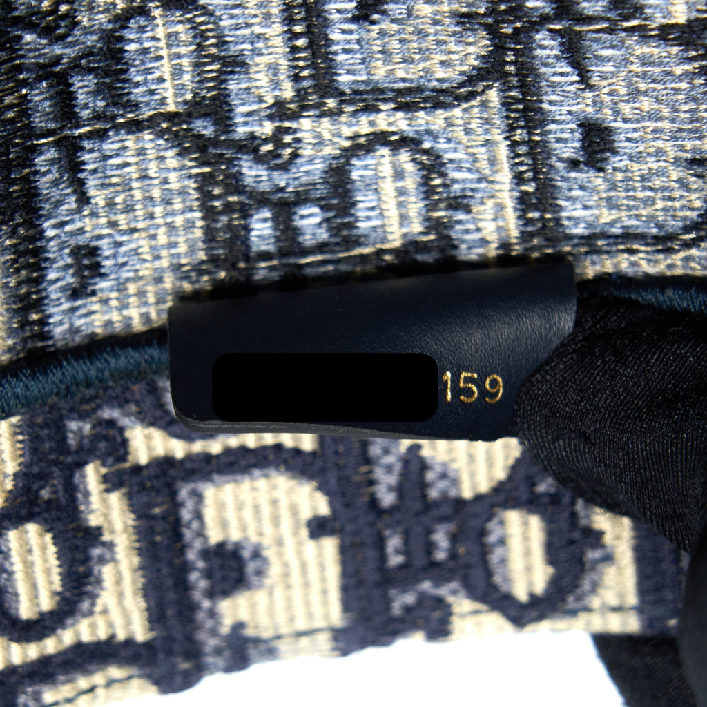 DIOR LARGE BOOK TOTE BLUE BLUE OBLIQUE JACQUARD